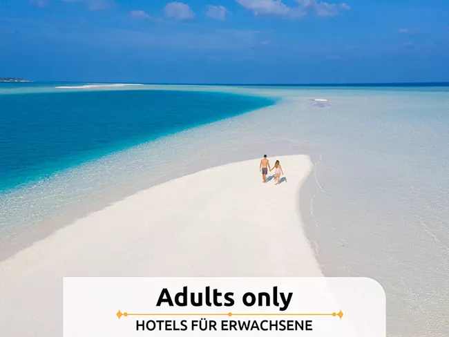 Entdecken Sie die Adults only Resorts auf den Malediven.