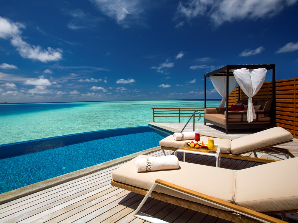 Baros Maldives bietet schlichte Eleganz auf hohem Niveau.