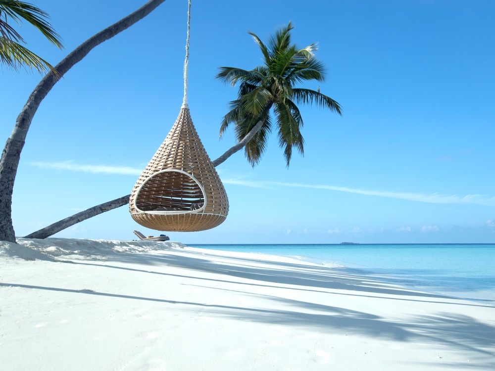 Eine weisse Sandbank im Indischen Ozean ist wohl der vollkommene Ort für Ihre Flitterwochen.
